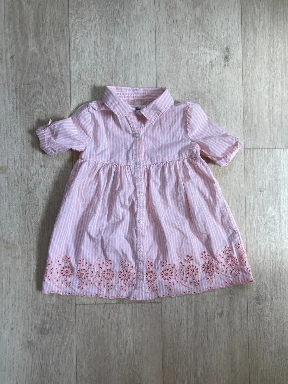 Old Navy Pink Striped Toddlers Dress, Size 2T